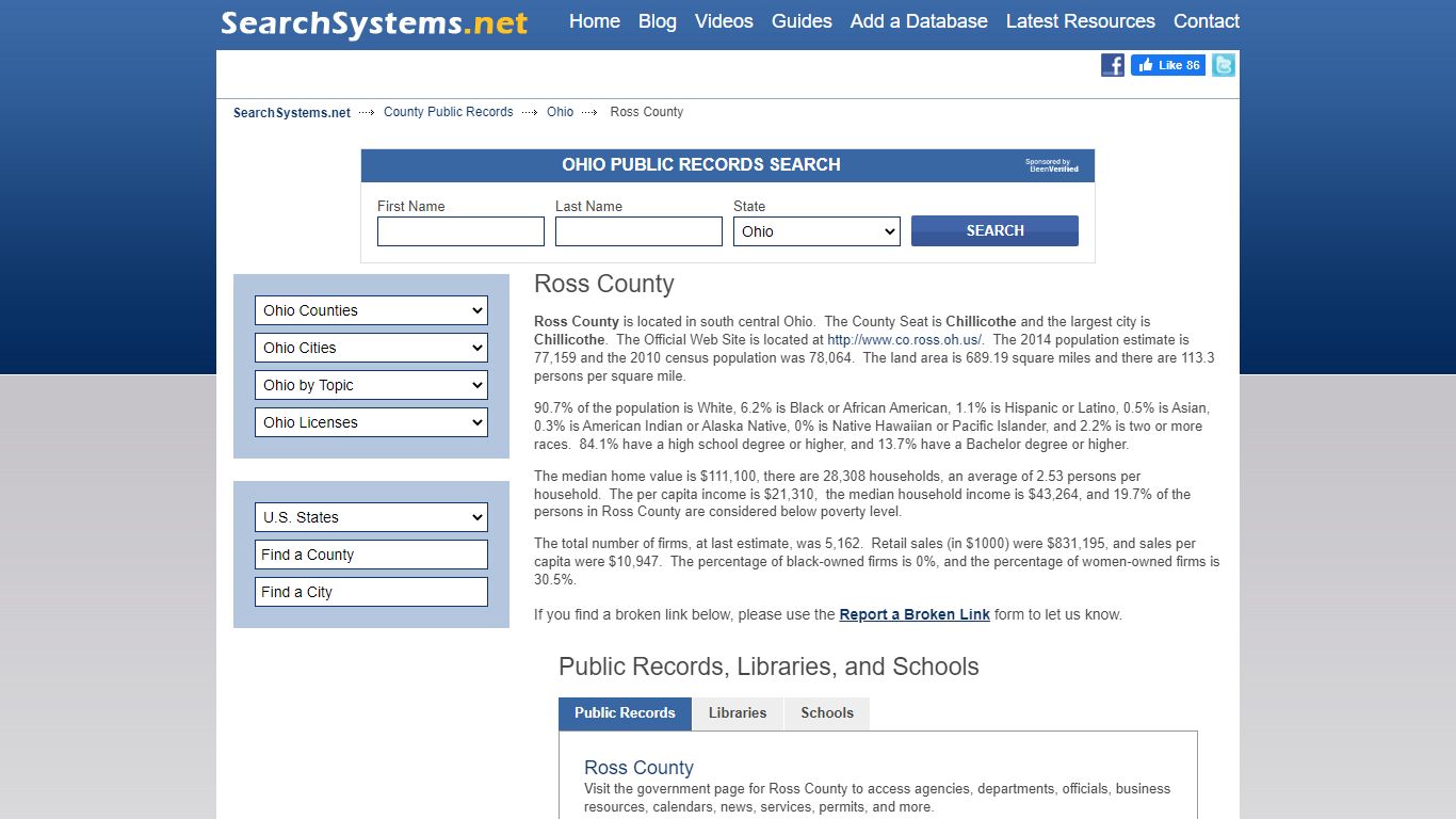 Ross County Criminal and Public Records